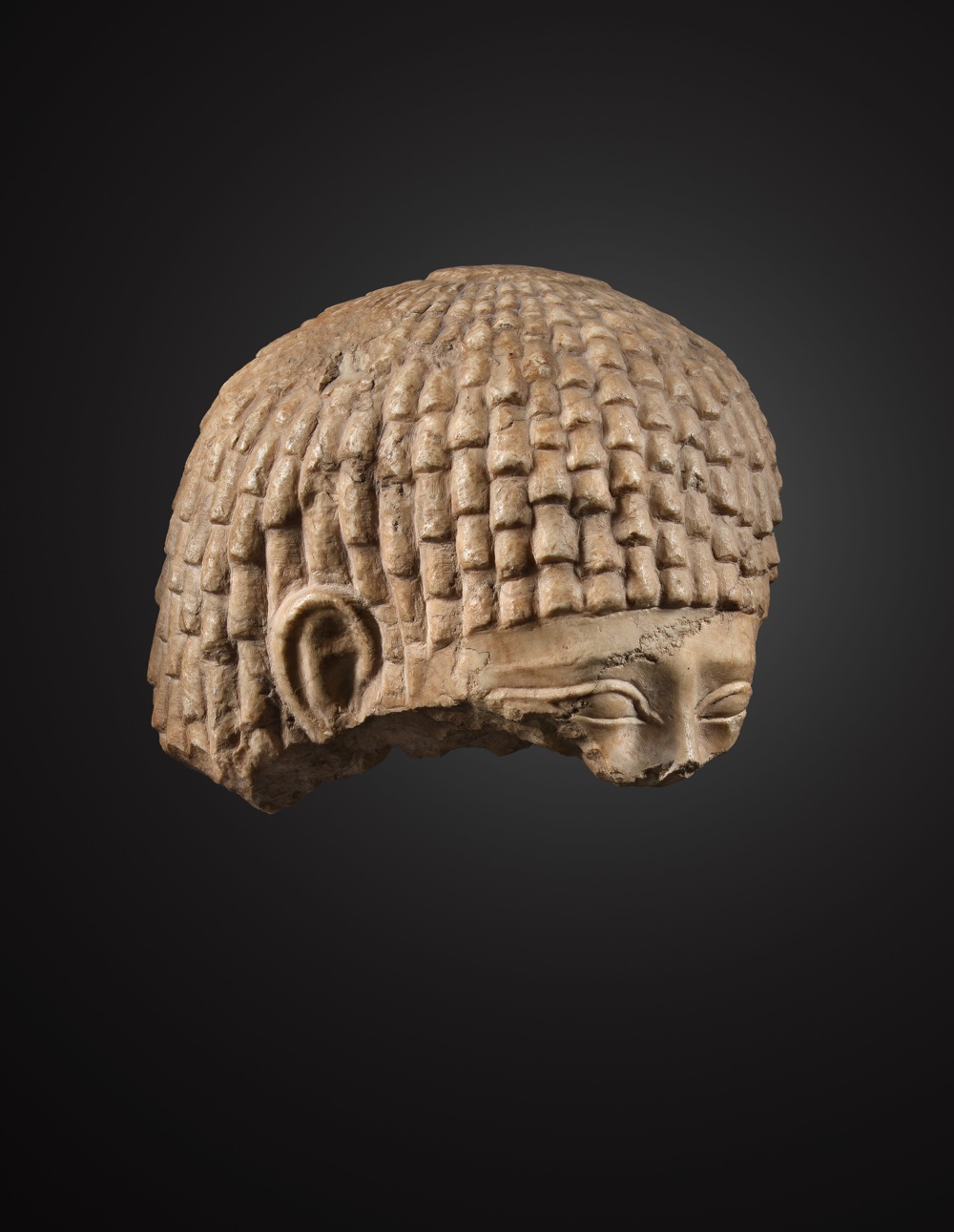 Fragment de tête égyptienne